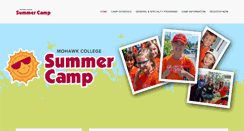 Desktop Screenshot of camps.mohawkcollege.ca
